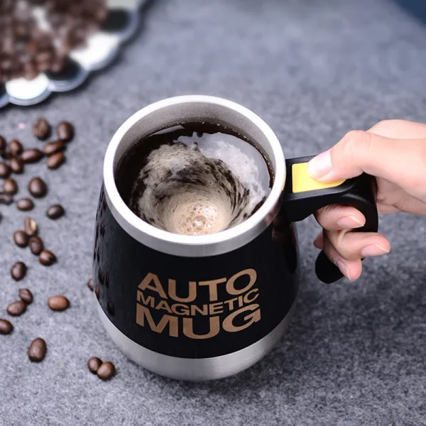 auto-magnetic-mug-400ml-coffee-milk-mix-cups-304-stainless-steel-battery-operated-random